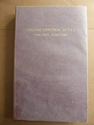 English Ep Acta 1: Lincoln