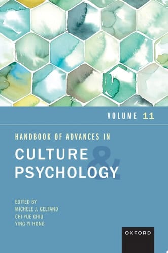 Handbook of Advances in Culture and Psychology Volume 11