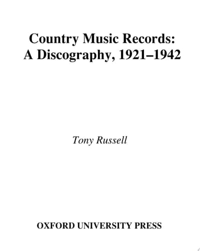 Country Music Records