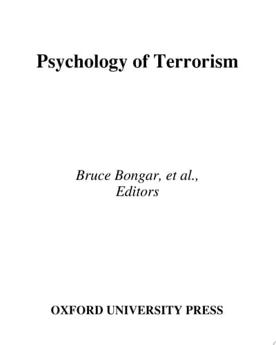 Psychology of Terrorism