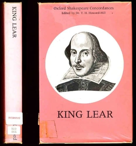 King Lear;: A concordance to the text of the first folio (Oxford Shakespeare concordances)