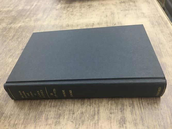 The Early Journals and Letters of Fanny Burney Volume III: The Streatham Years, Part I, 1778-1779 (Early Journals & Letters of Fanny Burney)