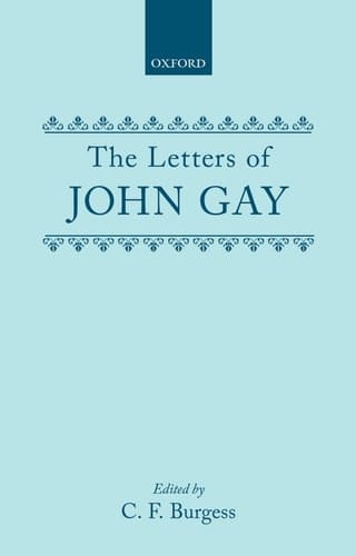 The Letters of John Gay