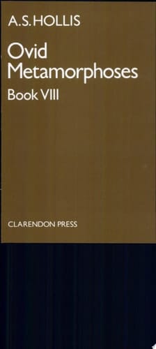 Metamorphoses. Book VIII: Book VIII