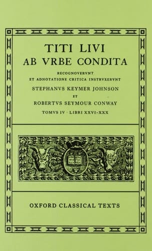 Livy Ab Urbe Condita Books XXVI-XXX