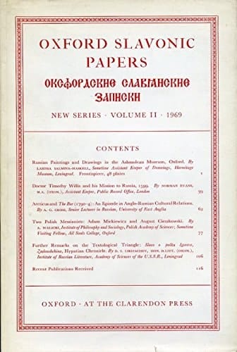 Oxford Slavonic Papers, Vol. 2