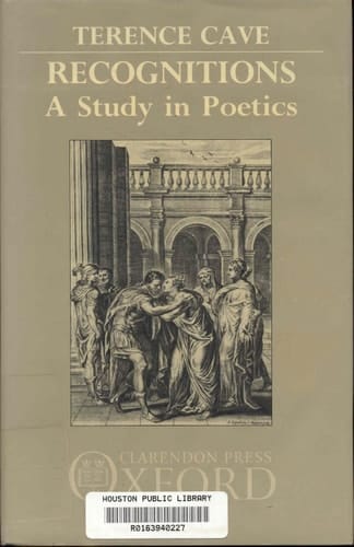 Recognitions: A Study in Poetics