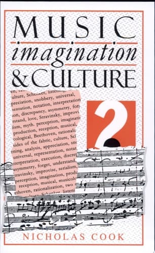 Music, Imagination, and Culture (Clarendon Paperbacks)