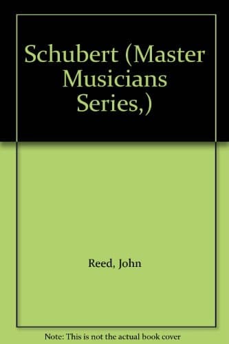 Schubert (Master Musicians Series,)