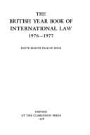 British Yearbook Intl Law V48 1976-77 (R.I.I.A.)