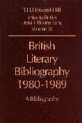 British Literary Bibliography 1980-1989: A Bibliography (Index to British Literary Bibliography, Vol. 8 & 9)