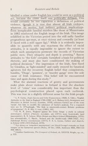Political Violence in Ireland: Government and Resistance since 1848