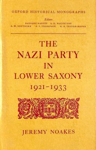 The Nazi Party in Lower Saxony 1921-1933