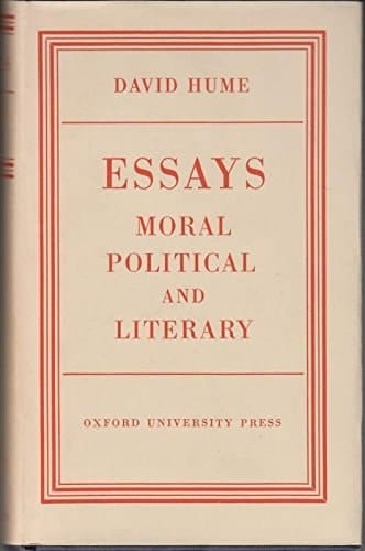 Essays Moral, Political, and Literary