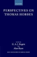 Perspectives on Thomas Hobbes (Mind Association Occasional)