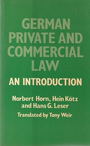 German Private and Commercial Law: An Introduction
