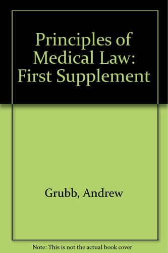 Principles of Medical Law