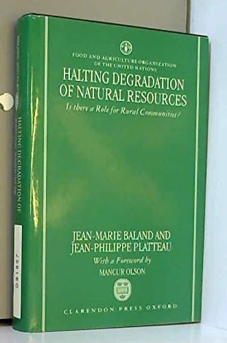 Halting Degradation of Natural Resources: Is there a Role for Rural Communities?