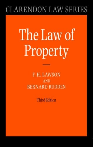 Law of Property (Clarendon Law Series)