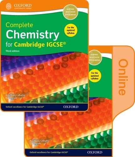Complete Chemistry for Cambridge IGCSE Print and Online Student Book Pack