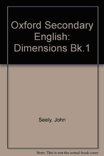Oxford Secondary English: Dimensions: Teachers' Book 1