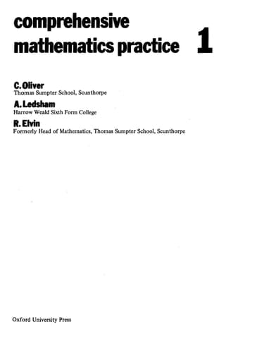 Comprehensive Mathematics Practice: Book 2