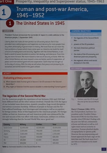 Oxford Aqa History for a Level: The American Dream: Reality and Illusion 1945-1980
