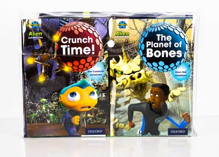 Project X Alien Adventures: Brown and Grey Book Bands, Oxford Levels 9-14: PROJ X:ALIEN:PK2 25XPB WALLET (Project X Alien Adventures)