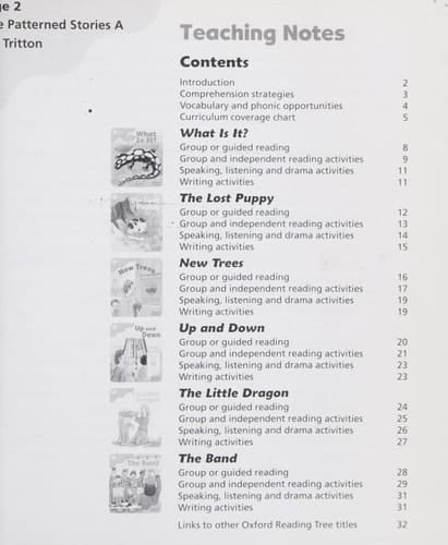Oxford Reading Tree: Stage 2: More Patterned Stories A: Teaching Notes