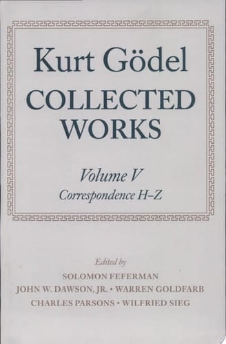 Collected Works: Volume V: Correspondence, H-Z (Collected Works Series)