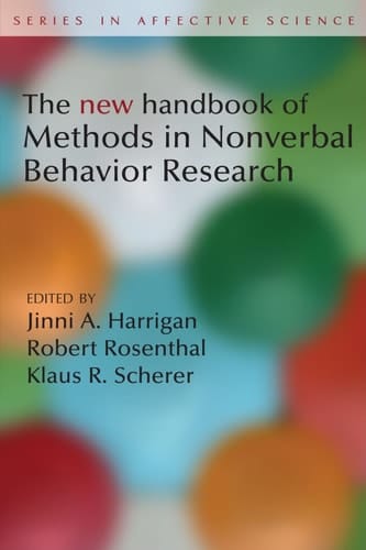 New Handbook of Methods in Nonverbal Behavior Research