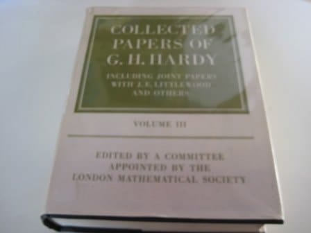 Collected Papers of G. H. Hardy, Vol. 3