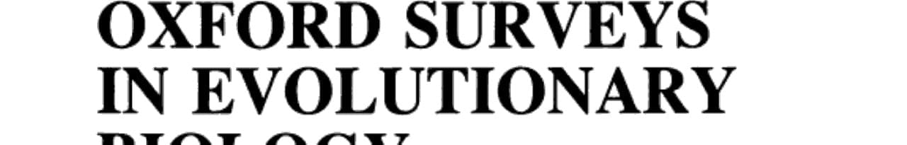 Oxford Surveys in Evolutionary Biology: Volume 3: 1986 (Oxford Surveys in Evolutionary Bioloogy)
