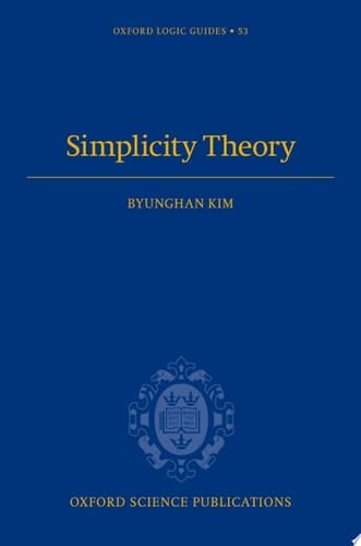 Simplicity Theory (Oxford Logic Guides)