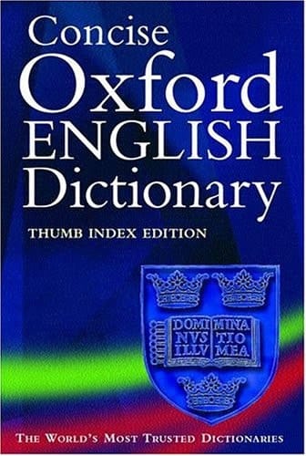 Concise Oxford English Dictionary: Thumb Edition