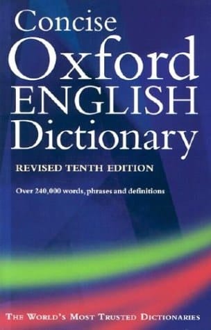 The Concise Oxford English Dictionary with CDROM