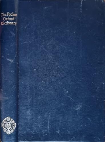 The Pocket Oxford Dictionary of Current English