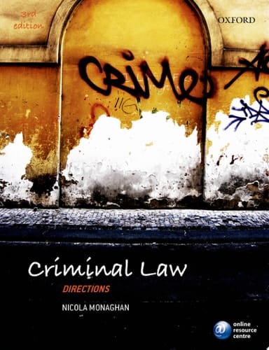 Criminal Law Directions