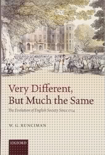 Very Different, But Much the Same: The Evolution of English Society Since 1714