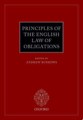 Principles of the English Law of Obligations