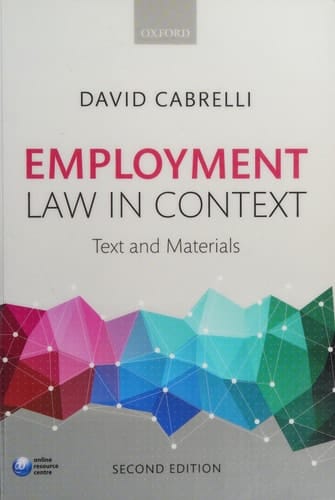 Employment Law in Context