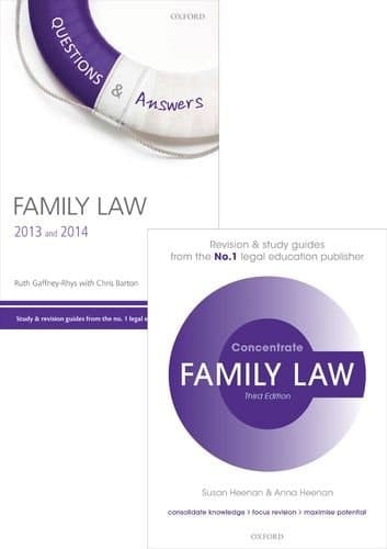 Family Law Revision Pack 2015: Law revision and study guide (Concentrate)