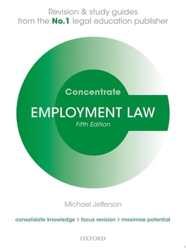 Employment Law Concentrate: Law Revision and Study Guide