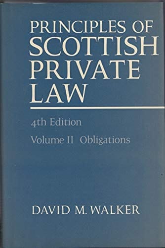 Principles of Scottish Private Law