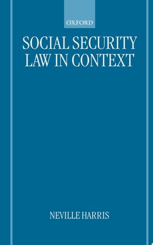 Social Security Law in Context