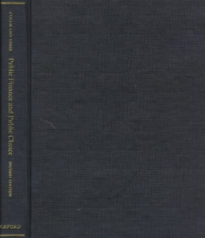 Public Finance and Public Choice