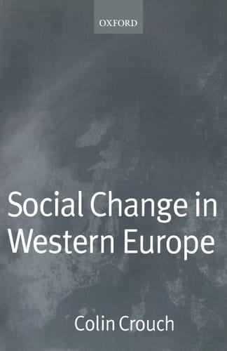 Social Change in Western Europe (European Societies)