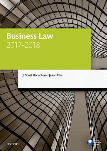 Business Law 2017-2018 (Legal Practice Course Manuals)