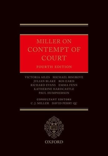Miller on Contempt of Court