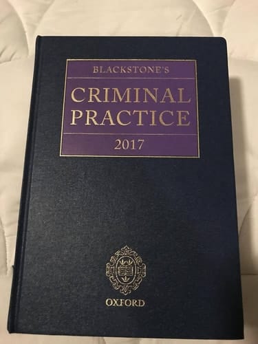 Blackstone's Criminal Practice 2017